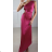 Women's Long Elegant Pleated Sleeveless Dress (S/M ONE SIZE) ITALIAN FASHION IMPBB23B23567