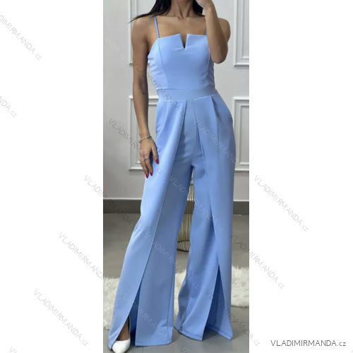 Women's Long Elegant Strapless Jumpsuit (S/M ONE SIZE) ITALIAN FASHION IMPBB23D035tuta