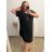 Women's Long Chiffon Short Sleeve Dress (S/M ONE SIZE) ITALIAN FASHION IMWGS231048 3xl / 4xl béžová