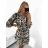 Women's Long Sleeve Summer Shirt Dress (S/M/L/XL ONE SIZE) ITALIAN FASHION IMF2312979
