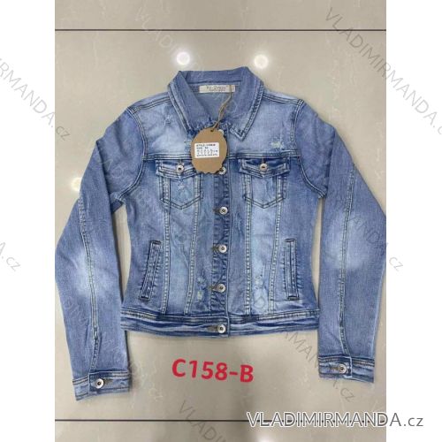 Denim jacket oversize women's (xs-l) Italian fashion IMT19040