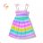 Short Sleeve Dress with Sequins Children Teen Girls (116-146) KUGO BS3279