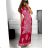 Women's summer icecool dress with sleeve (S/M, L/XL) AINUOSI ITALIAN FASHION IMB2325687