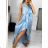 Women's Long Party Pleated Sleeveless Dress (S/M ONE SIZE) ITALIAN FASHION IMPMD236328