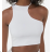 Women's Sleeveless Crop Top (S/M ONE SIZE) ITALIAN FASHION IMPBB232L23275