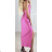 Women's Summer Elegant Strapless Dress (S/M ONE SIZE) ITALIAN FASHION IMPBB23A11813