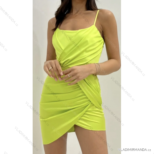 Women's Summer Elegant Strapless Dress (S/M ONE SIZE) ITALIAN FASHION IMPBB23B23629