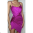 Women's Summer Elegant Strapless Dress (S/M ONE SIZE) ITALIAN FASHION IMPBB23B23629