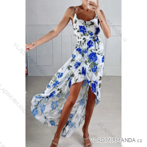 Long summer dress with straps for women (S/M ONE SIZE) ITALIAN FASHION IMPBB23P8769