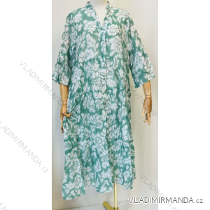 Women's Long Summer 3/4 Long Sleeve Dress (S/M ONE SIZE) ITALIAN FASHION IMPEM23G204-15