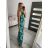 Long Sleeveless Summer Icecool Women's Dress (S / M / L ONE SIZE) ITALIAN FASHION IMM22637 ML Green