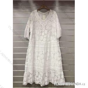 Women's Long Chiffon Short Sleeve Dress (S/M ONE SIZE) ITALIAN FASHION IMWGS231048