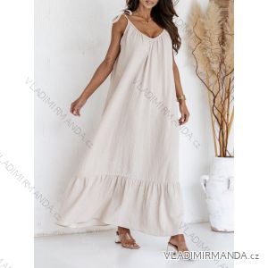 Women's Long Chiffon Short Sleeve Dress (S/M ONE SIZE) ITALIAN FASHION IMWGS231048