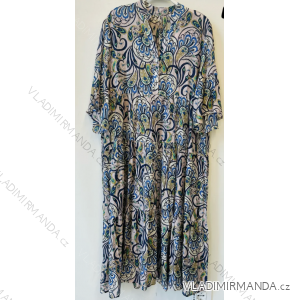 Women's Summer 3/4 Long Sleeve Dress (S/M ONE SIZE) INDIAN FASHION IMPEM23G925XIN