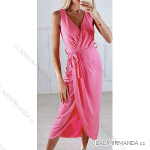 Women's Long Summer Sleeveless Dress (S/M ONE SIZE) ITALIAN FASHION IMPBB23B23690