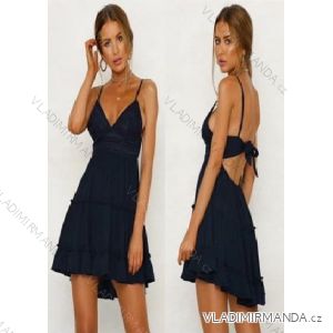 Women's Summer Strappy Lace Dress (S/M ONE SIZE) ITALIAN FASHION IMWPO232260/DUR