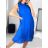 Women's Long Chiffon Short Sleeve Dress (S/M ONE SIZE) ITALIAN FASHION IMWGS231048