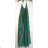 Women's long summer pleated dress with straps (S/M ONE SIZE) ITALIAN FASHION IMPGM2323763