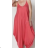 Long summer dress with straps for women (S/M ONE SIZE) ITALIAN FASHION IMPGM234942