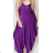 Long summer dress with straps for women (S/M ONE SIZE) ITALIAN FASHION IMPGM234942