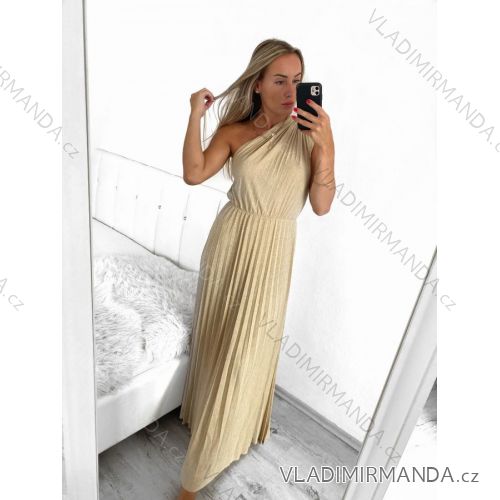 Women's Long Elegant Sleeveless Dress (S/M ONE SIZE) ITALIAN FASHION IMM23HG5631/DU