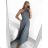 Women's Long Elegant Sleeveless Dress (S/M ONE SIZE) ITALIAN FASHION IMM23HG5631/DU