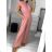 Women's elegant icecool jumpsuit (M/L, XL/XXL) AINUOSI ITALIAN FASHION IMB232785 M / L light pink