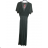 Women's summer icecool dress with sleeve (M/L, XL/2XL) AINUOSI ITALIAN FASHION IMB232103
