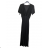 Women's summer icecool dress with sleeve (M/L, XL/2XL) AINUOSI ITALIAN FASHION IMB232103