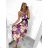 Women's summer icecool sleeveless long dress (S/M/L ONE SIZE) ITALIAN FASHION IMM22974