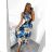 Women's summer icecool sleeveless long dress (S/M/L ONE SIZE) ITALIAN FASHION IMM22974 M / L blue