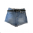 WOMEN'S SHORTS SHORTS (26-32) M.SARA MSR20G3623 XS blue