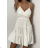 Women's short summer dress with straps (S/M ONE SIZE) ITALIAN FASHION IMPBB24B22578