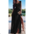 Women's Long Sleeveless Summer Dress (S/M ONE SIZE) ITALIAN FASHION IMPGM2312728