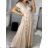 Women's long sleeve summer dress (M/L, XL/2XL) Polish fashion PMLB23VH02