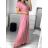 Women's long sleeve summer dress (M/L, XL/2XL) Polish fashion PMLB23VH02