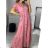 Women's long sleeve summer dress (M/L, XL/2XL) Polish fashion PMLB23VH02