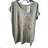Women's Plus Size Short Sleeve Dress (XL/2XL/3XL ONE SIZE) ITALIAN FASHION IMN23001