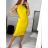 Women's ribbed summer dress with straps (S/ML/XL ONE SIZE) MB2123Z220