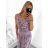 Women's Summer Sleeveless Long Dress (M/L, XL/2XL) AINUOSI ITALIAN FASHION IMB23F908