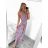 Women's Summer Sleeveless Long Dress (M/L, XL/2XL) AINUOSI ITALIAN FASHION IMB23F908