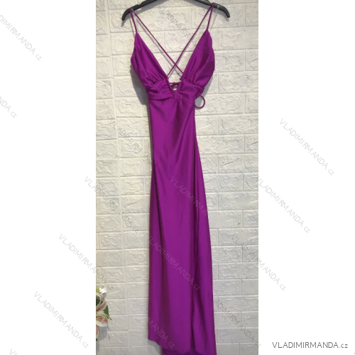 Women's long elegant strapless summer dress (S/M ONE SIZE) ITALIAN FASHION IMPGM2310977