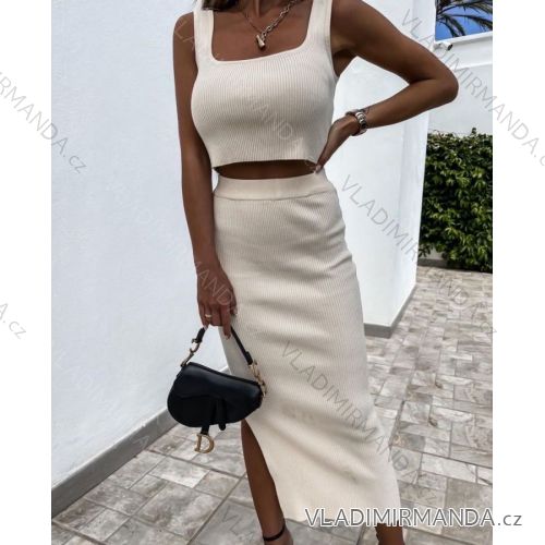 Women's long skirt and strappy top set (S/M ONE SIZE) ITALIAN FASHION IMPLP2350870070