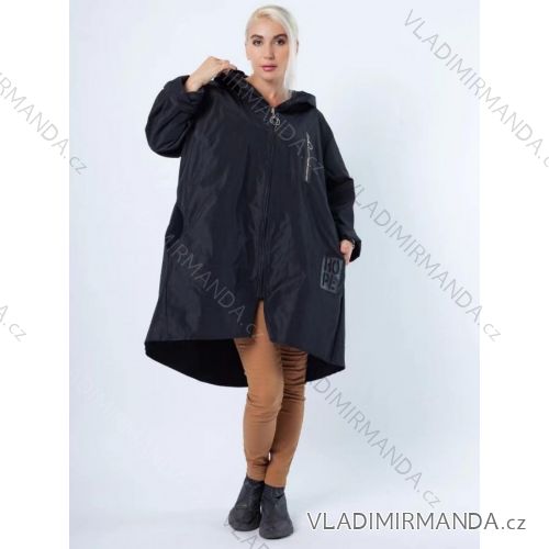 Women's oversized jacket oversize (UNI XL / 2XL) ITALIAN FASHION IMD20763 XL/2XL black