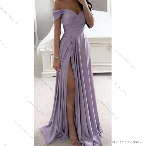 Women's Long Elegant Carmen Strapless Dress (S/M ONE SIZE) ITALIAN FASHION IMPBB23B23721