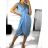 Women's Summer Satin Elegant Sleeveless Dress (S/M ONE SIZE) ITALIAN FASHION IMPGM238449