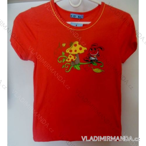 T-shirt for children and adolescent cotton girls (110-146) WIND BELL 311-822C
