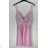 Women's Summer Elegant Sparkly Sequin Strap Dress (S/M ONE SIZE) ITALIAN FASHION IMPBB23O770