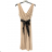 Long summer satin dress with straps women with belt (UNI S / M) ITALIAN FASHION IMM21940 S/M black