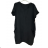 Women's Plus Size Casual Oversize Short Sleeve Dress (XL/2XL/3XL ONE SIZE) ITALIAN FASHION IM723MUSE